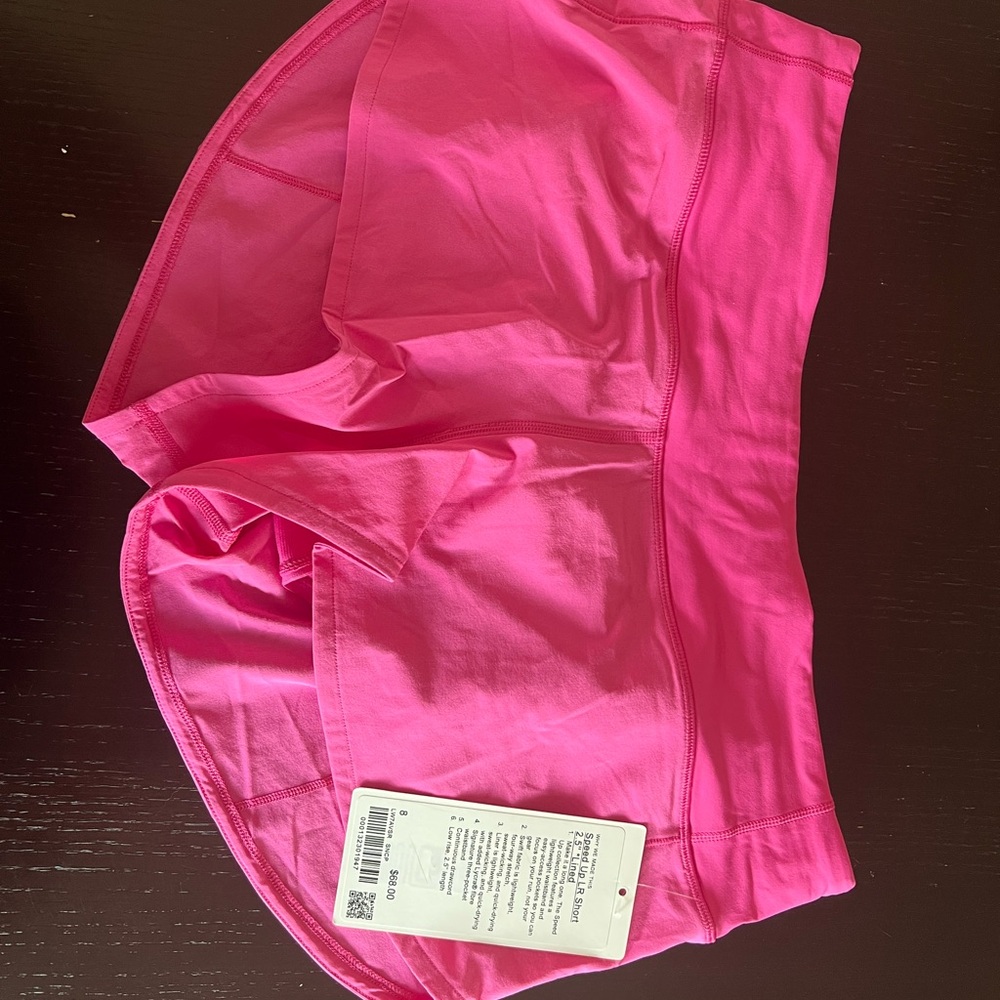NWT size 8 lululemon athletica sonic pink Athletic Shorts